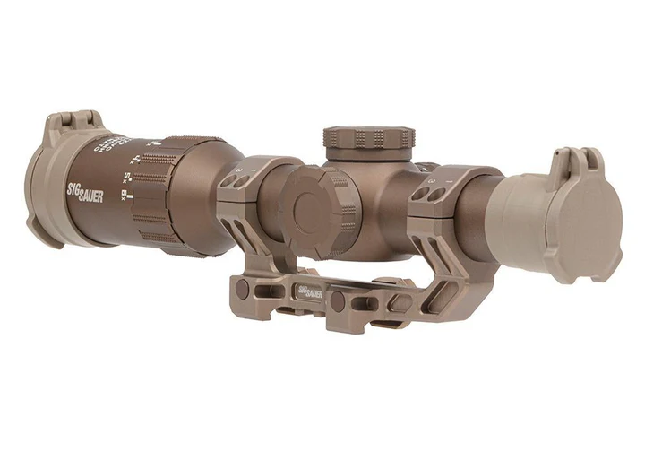 Sig Sauer Tango 6T Scope 1-6x24 30mm FFP FDE DVO With Mount Scope - Image 2
